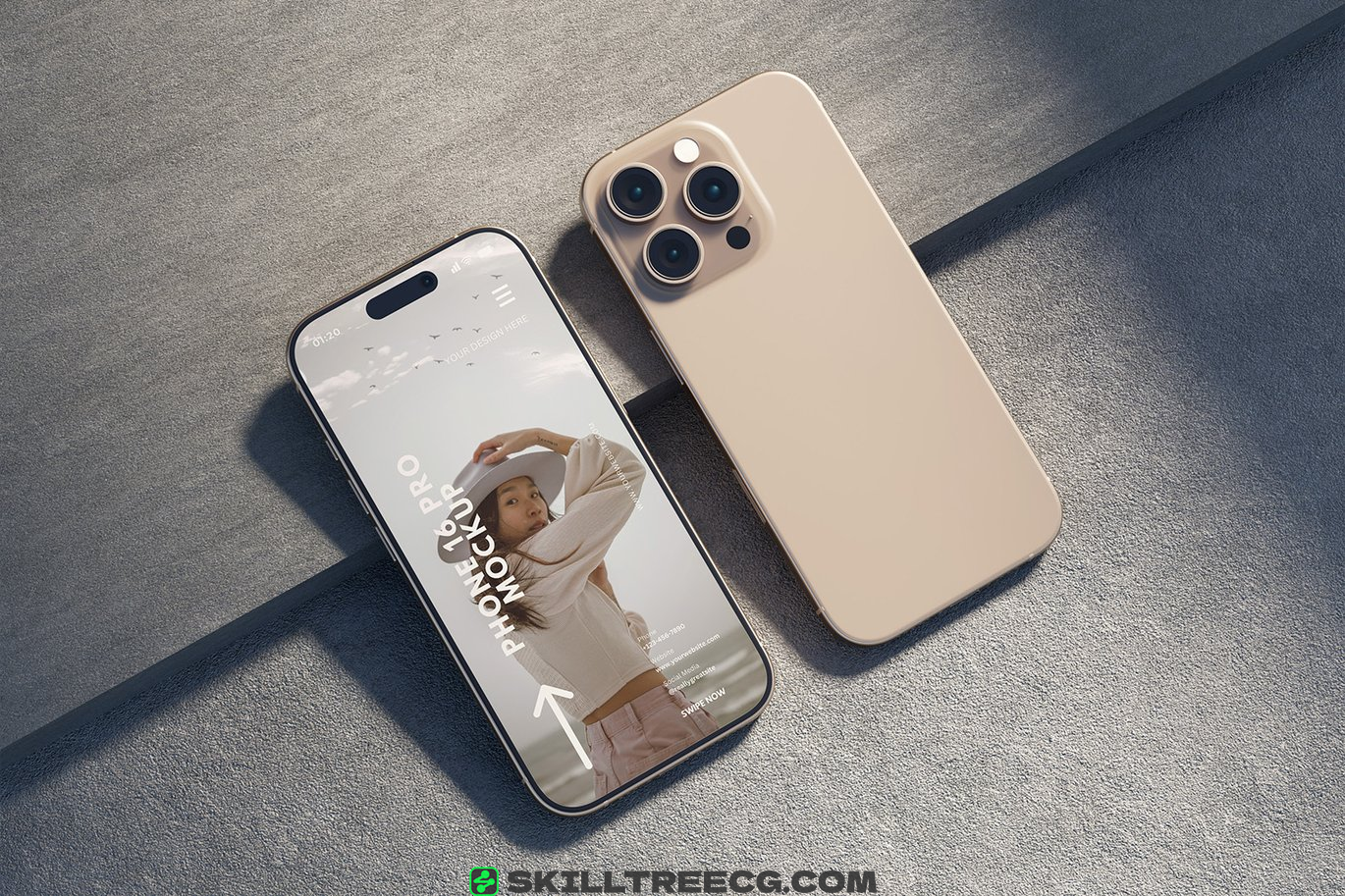 图片[3]-Smartphone 16 Pro Mockup（678001）-技能树
